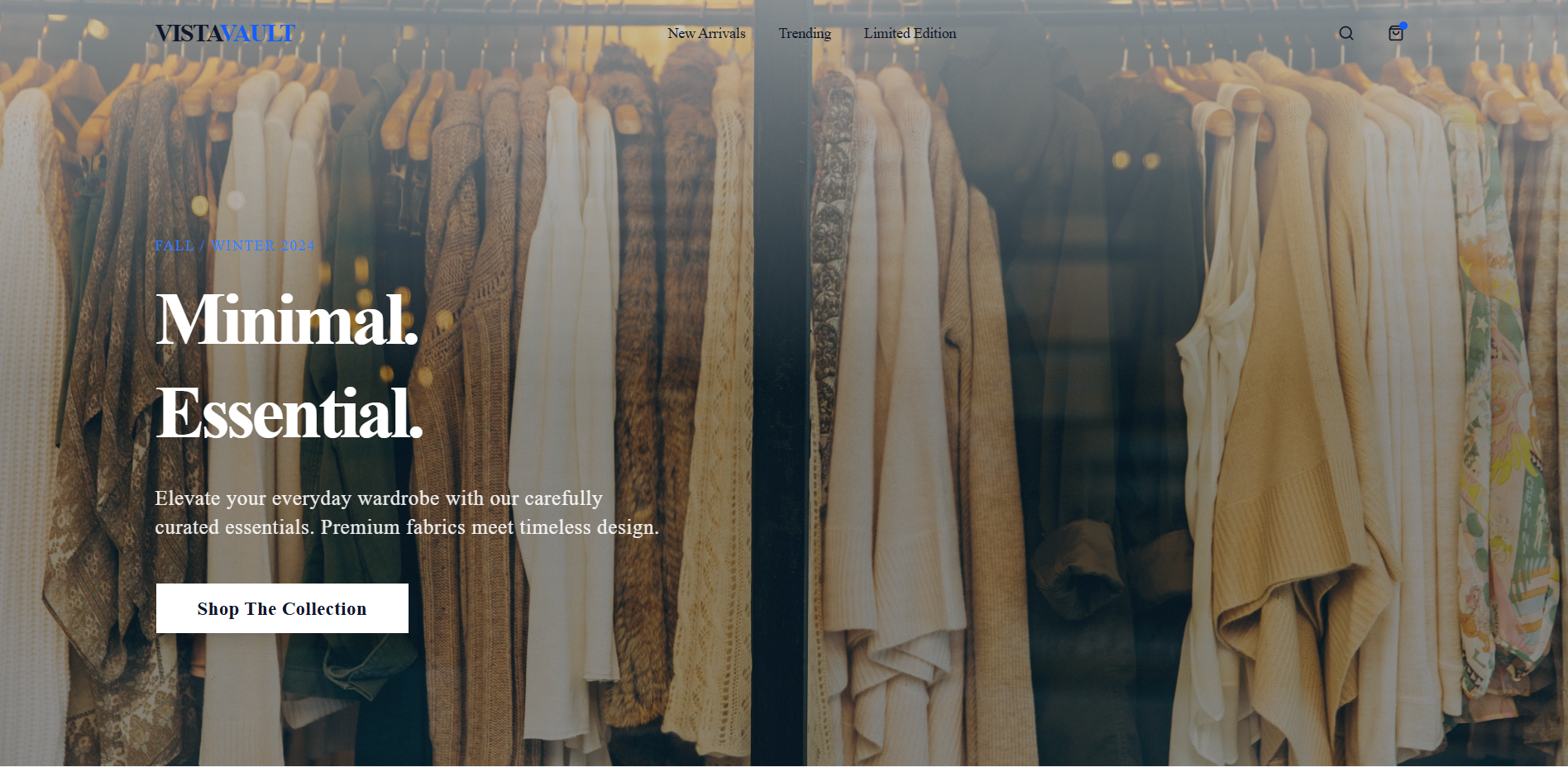 Vista Vault - Commercial Web Platform