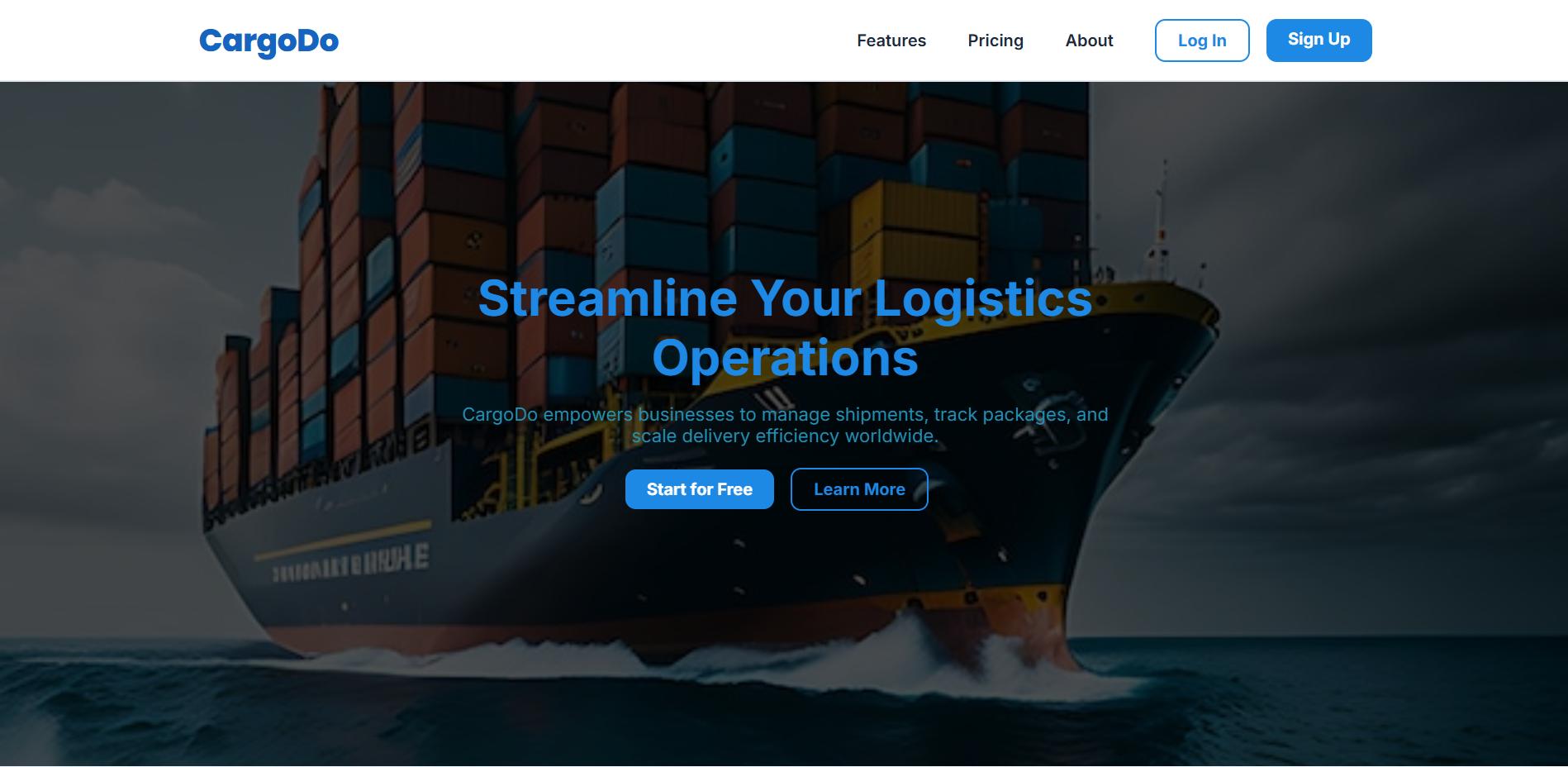CargoDo — Logistics & Cargo Manager